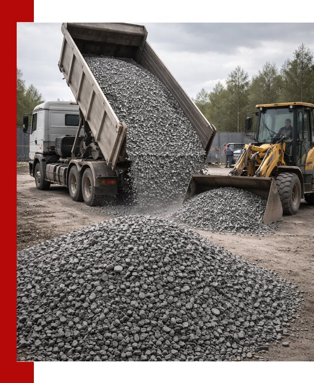 Доставка и продажа щебня гранитного в Сызрани