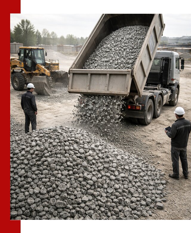 Доставка гранитного щебня фракции 20-40 в Сызрани