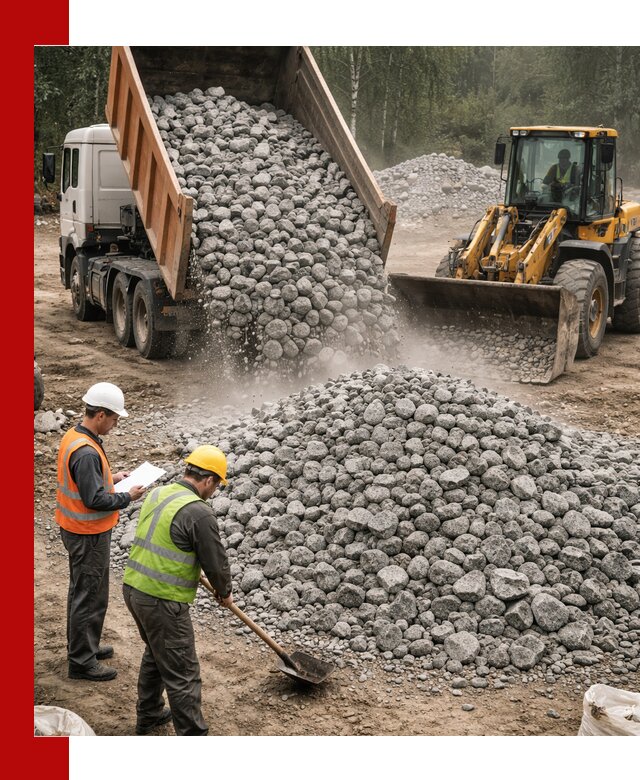 Гранитный щебень фракция 70-150 доставка в Сызрани