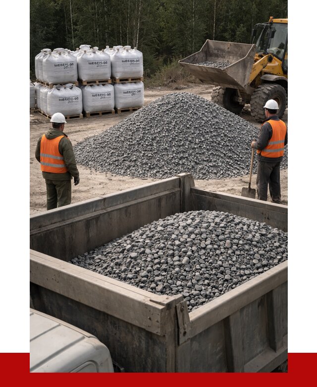 Щебень габбро диабаз 20-40 в Сызрани от 3444 руб. | ПРОНЕРУДСзр