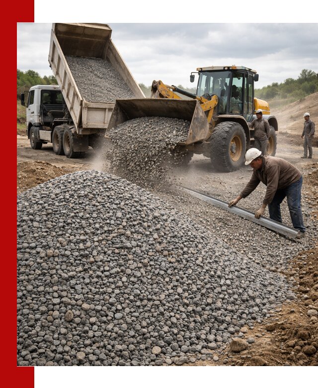 Гравийный щебень фракция 5-20 с доставкой в Сызрани