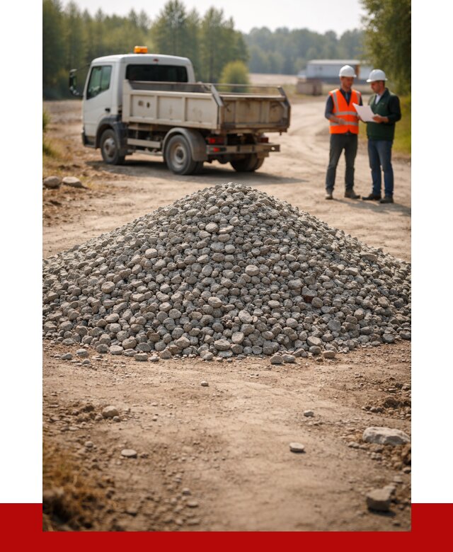 Гравийный щебень фракция 20-40 в Сызрани от 1216 р. | ПРОНЕРУДСзр