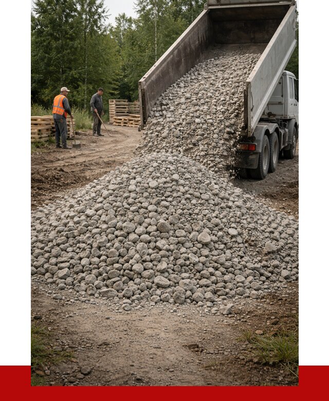 гравийный щебень фракция 70-120 в Сызрани от 2482 р. ПРОНЕРУДСзр