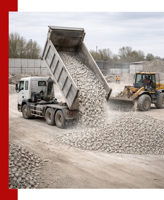 Доставка и продажа известнякового щебня в Сызрани