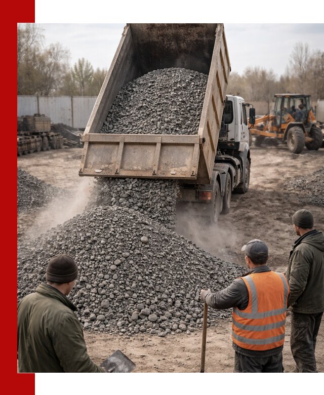 Доставка шлакового щебня в удобные сроки по выгодной цене в Сызрани