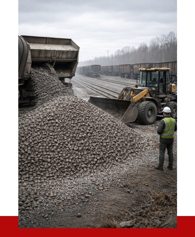 Купить железнодорожный щебень в Сызрани от 2836 р. | ПРОНЕРУДСзр