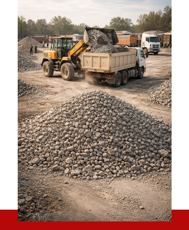 Вторичный щебень фракция 40-70 в Сызрани от 1763 р, ПРОНЕРУДСзр