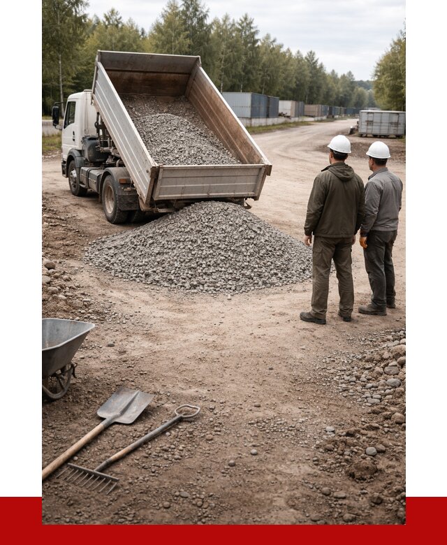 Бетонный щебень фракция 5-20 в Сызрани от 3242 р., ПРОНЕРУДСзр