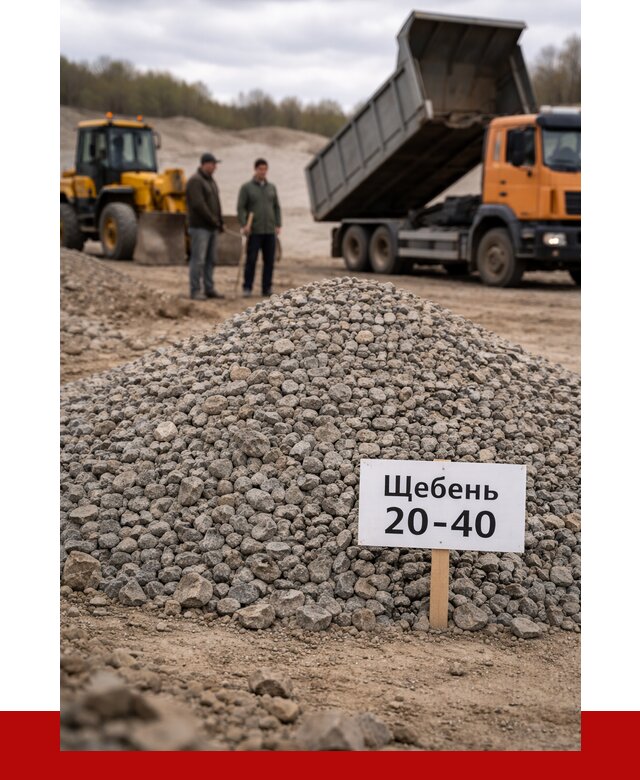 Бетонный щебень фракция 20-40 в Сызрани от 2482 р. | ПРОНЕРУДСзр