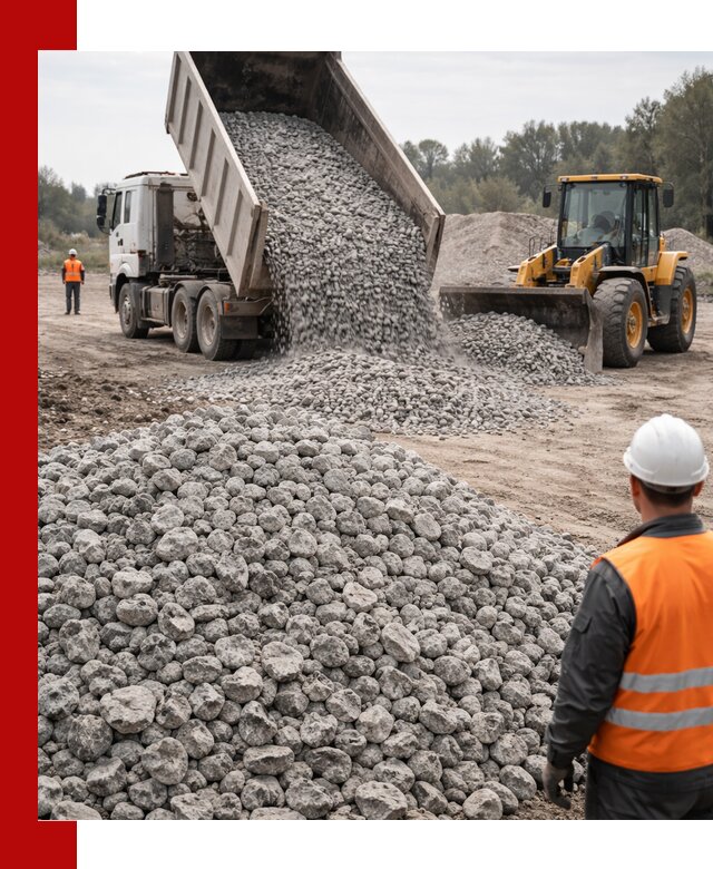 Доставка бетонного щебня фракции 20-40 в Сызрани