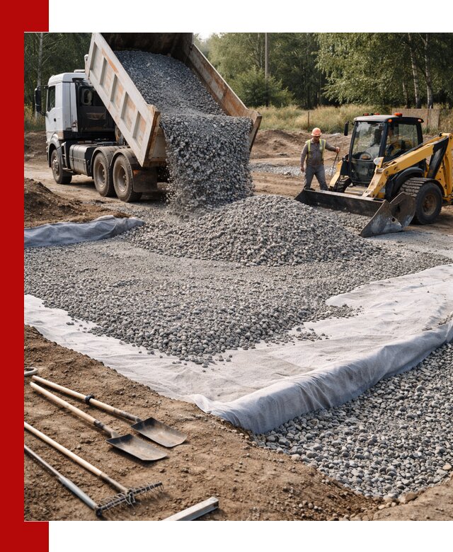 Щебень для фундамента с доставкой в Сызрани