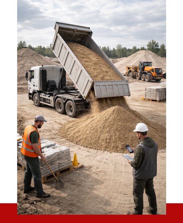 Карьерный песок с доставкой в Сызрани от 3647 р. ПРОНЕРУДСзр