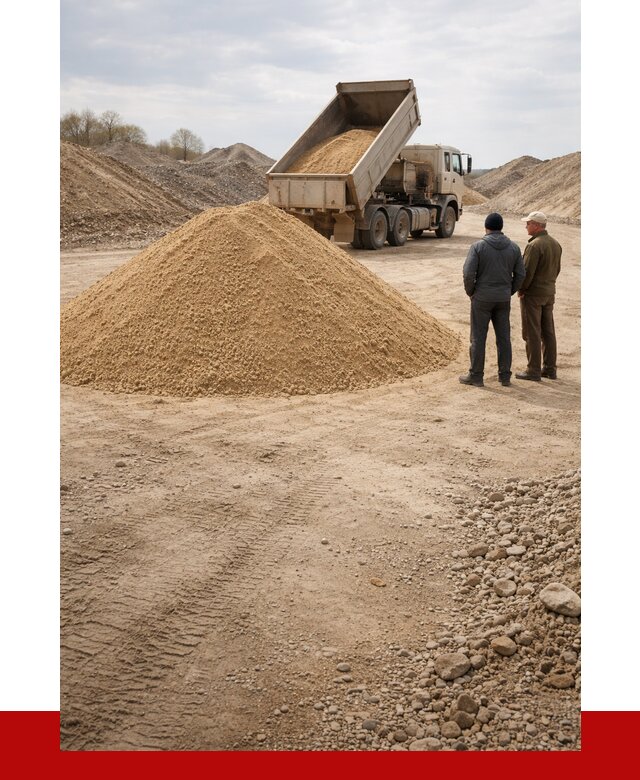 Карьерный песок крупнозернистый в Сызрани от 8611 р | ПРОНЕРУДСзр