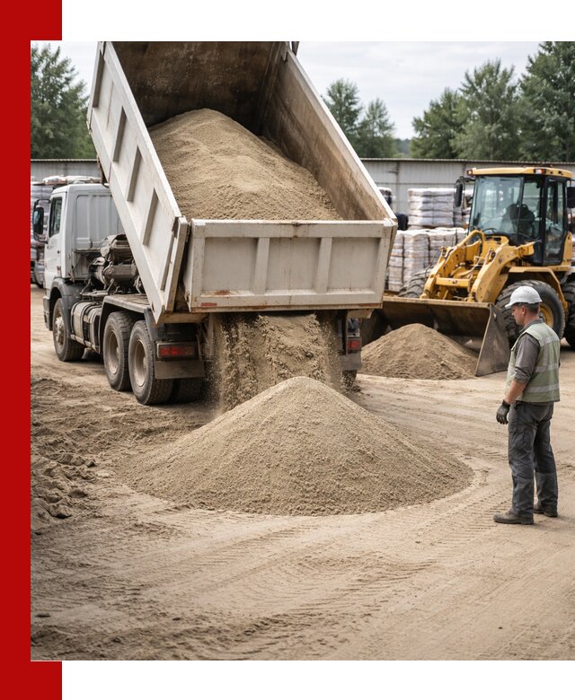 Поставка и доставка песка для бетона в Сызрани