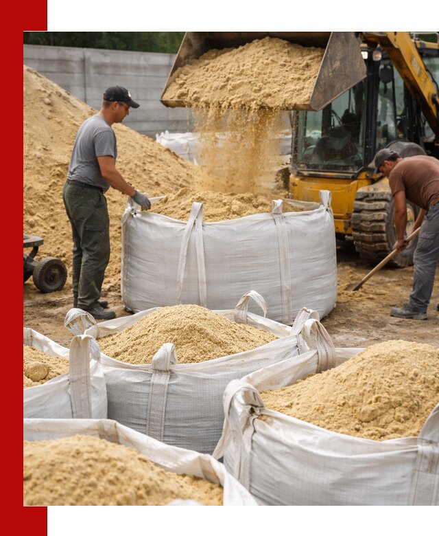Поставка качественного песка для кладки в Сызрани