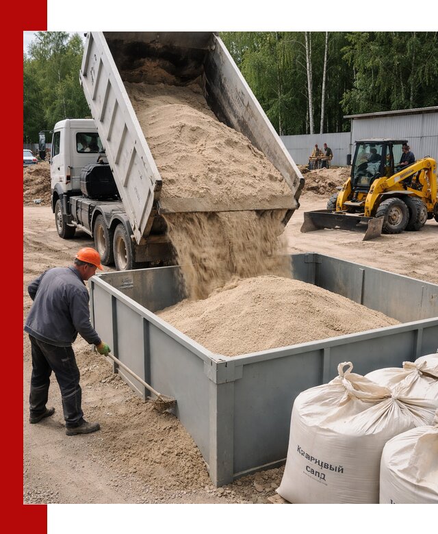 Кварцевый песок для фильтра в Сызрани — доставка и качество