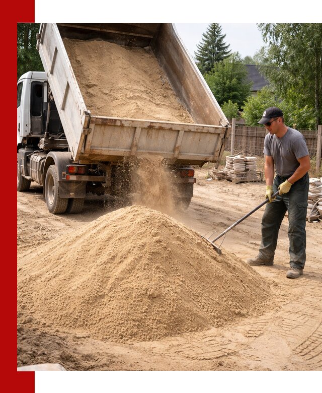 Доставка сухого песка самосвалами в Сызрани