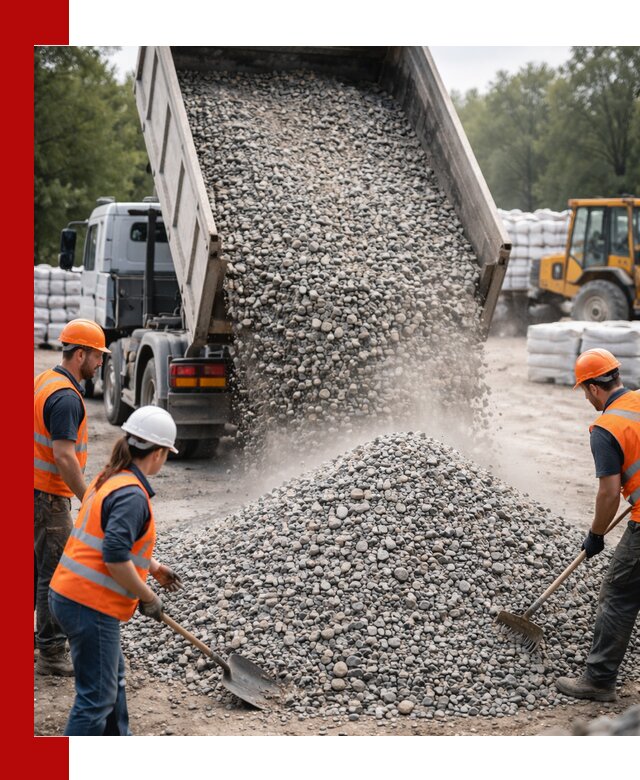 Доставка гравия и камня в Сызрани оптом и в розницу