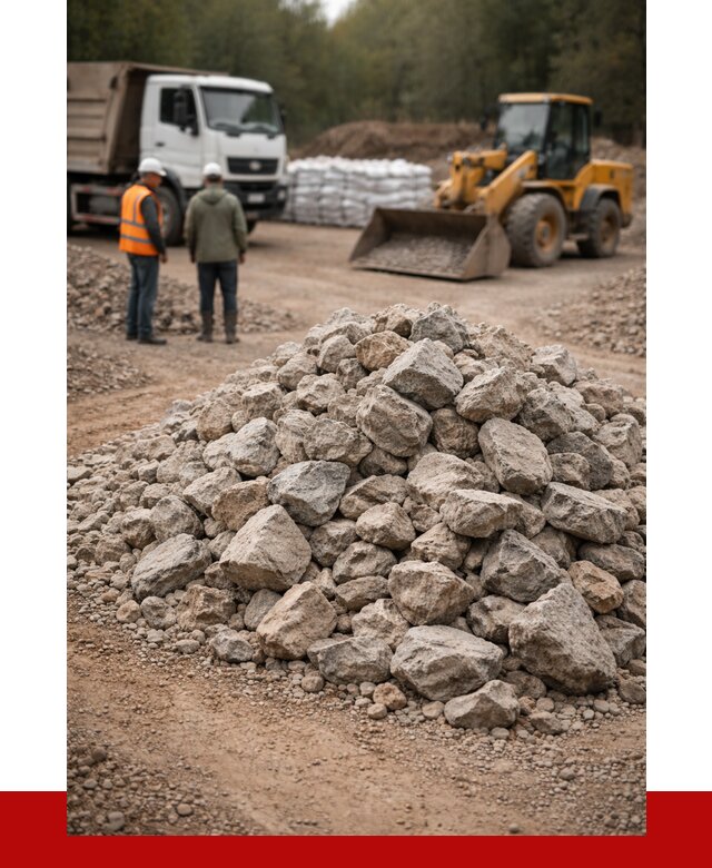 Купить бутовый камень с доставкой в Сызрани от 2330 р. | ПРОНЕРУДСзр