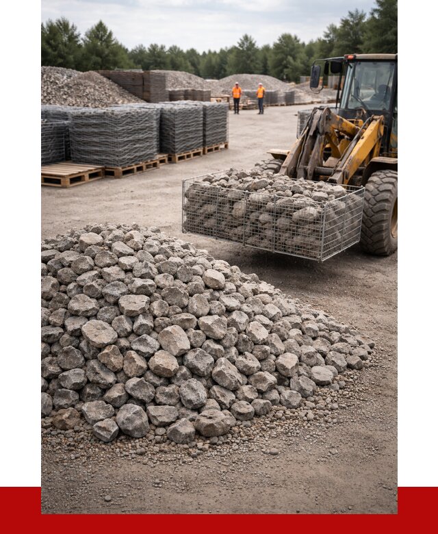 Камень для габионов фракция 70-150 в Сызрани от 4255 р. | ПРОНЕРУДСзр