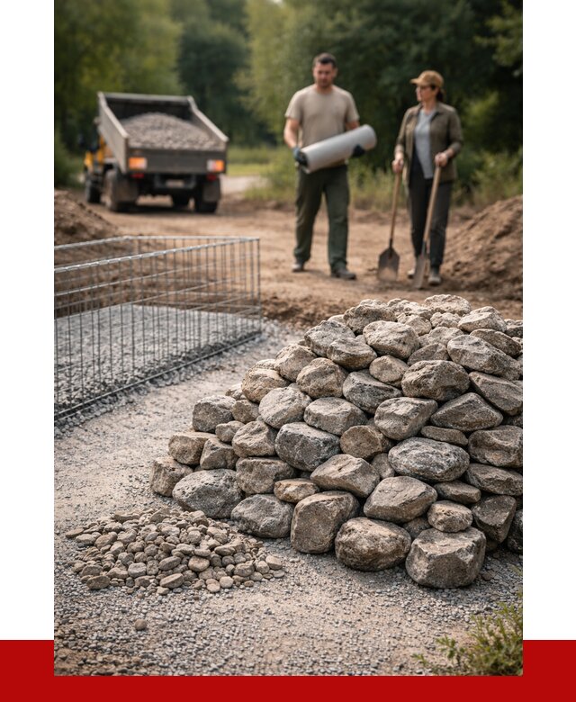 Камень для габионов фракция 100-200 в Сызрани от 4862 р. | ПРОНЕРУДСзр