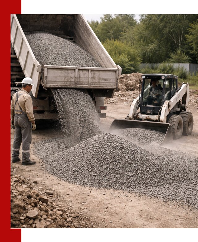 Доставка гравийного отсева 0-5 в Сызрани оптом и в розницу