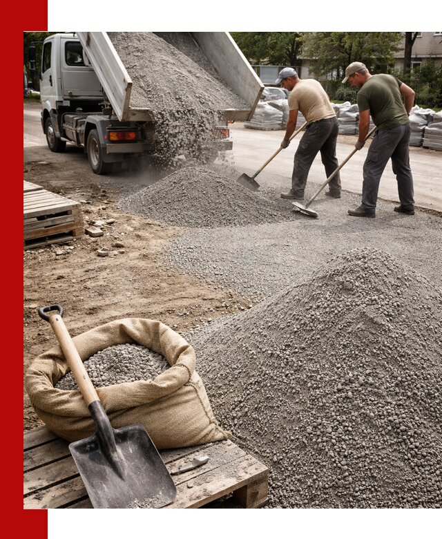 Отсев для тротуарной плитки в Сызрани — доставка и укладка