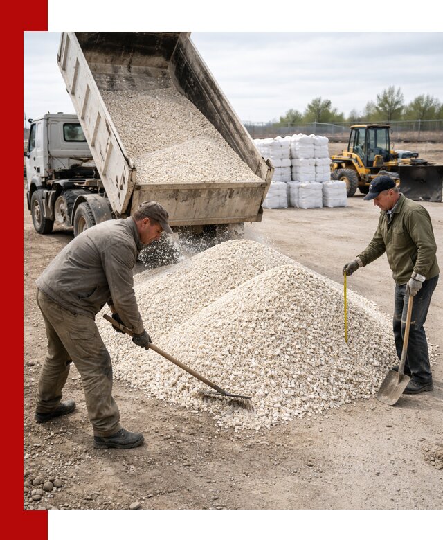 Мраморная крошка с доставкой и разгрузкой в Сызрани