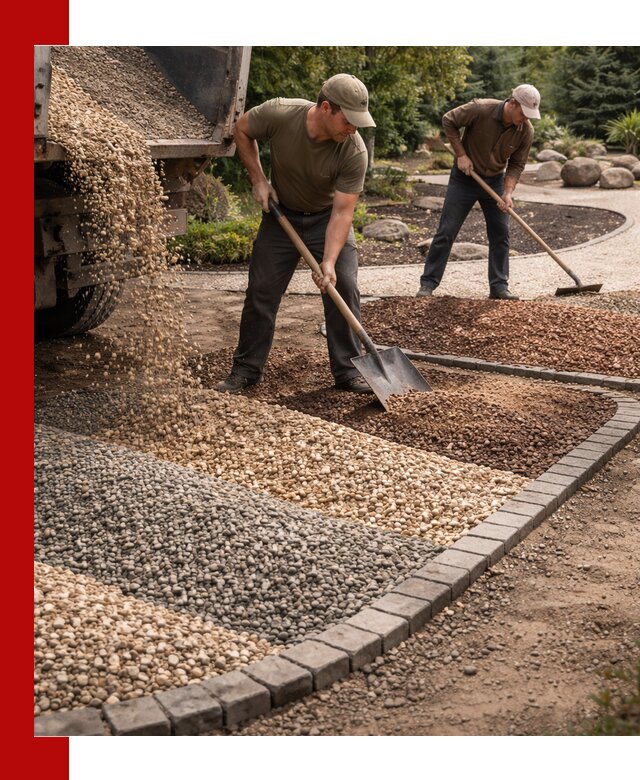 Декоративная крошка для ландшафта в Сызрани — продажа и доставка