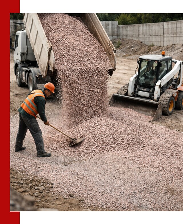 Крошка розовый гранит с доставкой в Сызрани от производителя