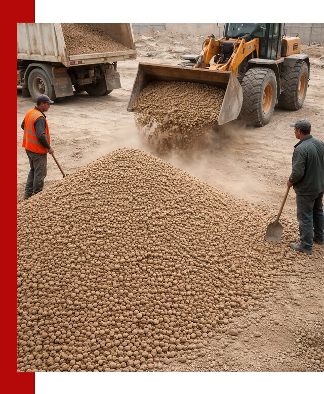 Керамзит фракция 10-20 с доставкой в Сызрани