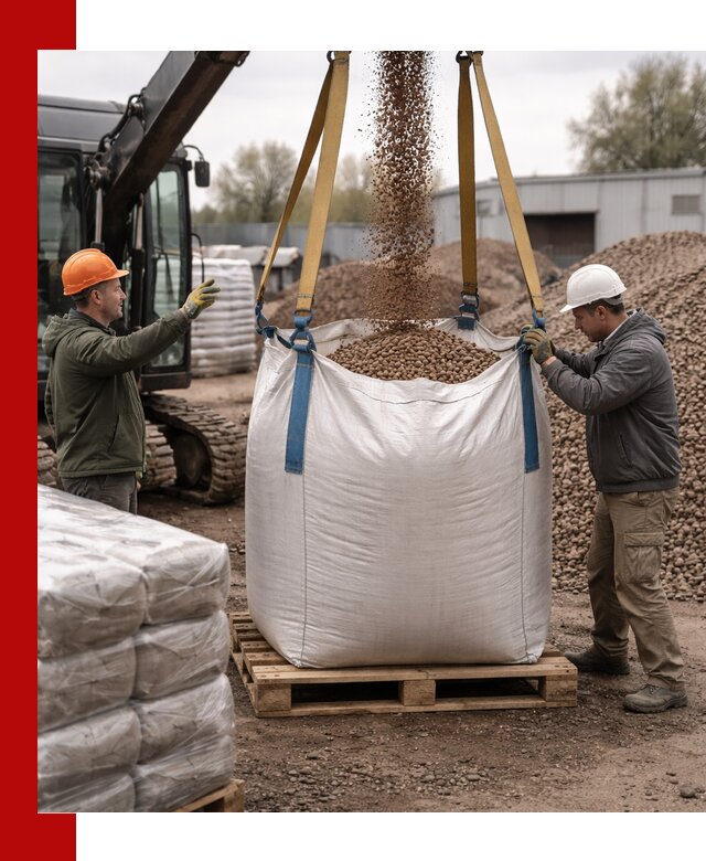 Керамзит в биг-бегах с доставкой в Сызрани