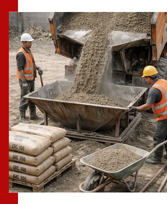 Доставка цементно-песчаной смеси М100 в Сызрани