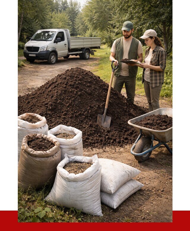 Купить грунт с доставкой в Сызрани от 4559 р. за м3 | ПРОНЕРУДСзр