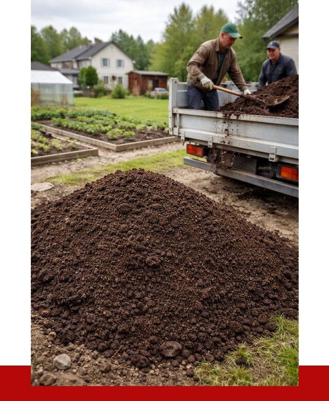 Плодородный грунт в Сызрани с доставкой от 4255 р. | ПРОНЕРУДСзр