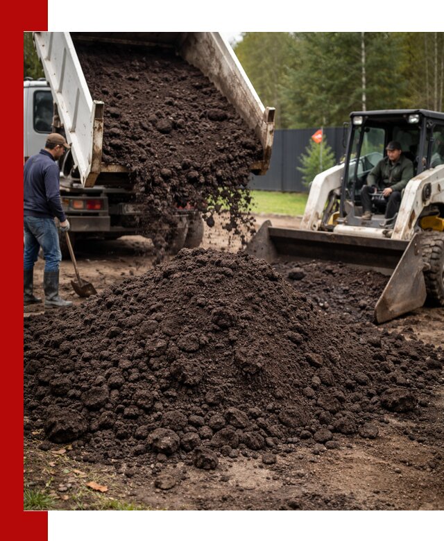 Плодородный грунт с доставкой в Сызрани для садов и огородов
