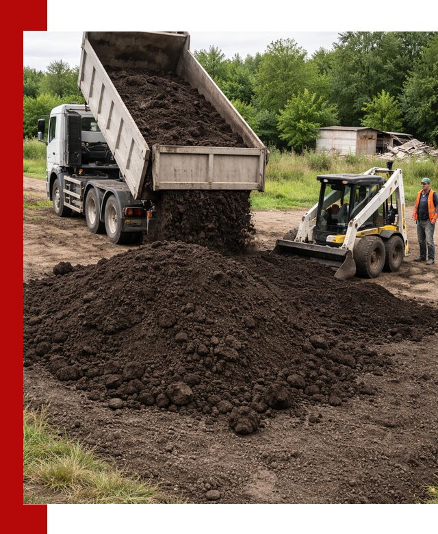 Поставка плодородной земли с доставкой самосвалом в Сызрани