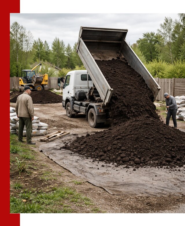 Доставка качественного почвогрунта в Сызрани оптом и в розницу