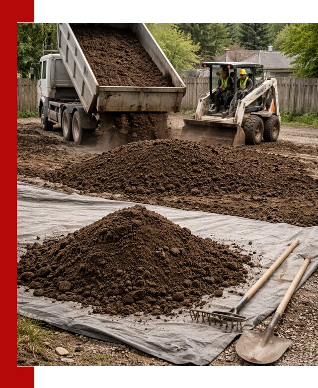 Грунт для отсыпки участка с доставкой в Сызрани