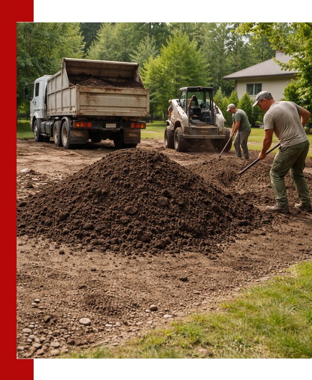 Доставка и укладка грунта для газона в Сызрани