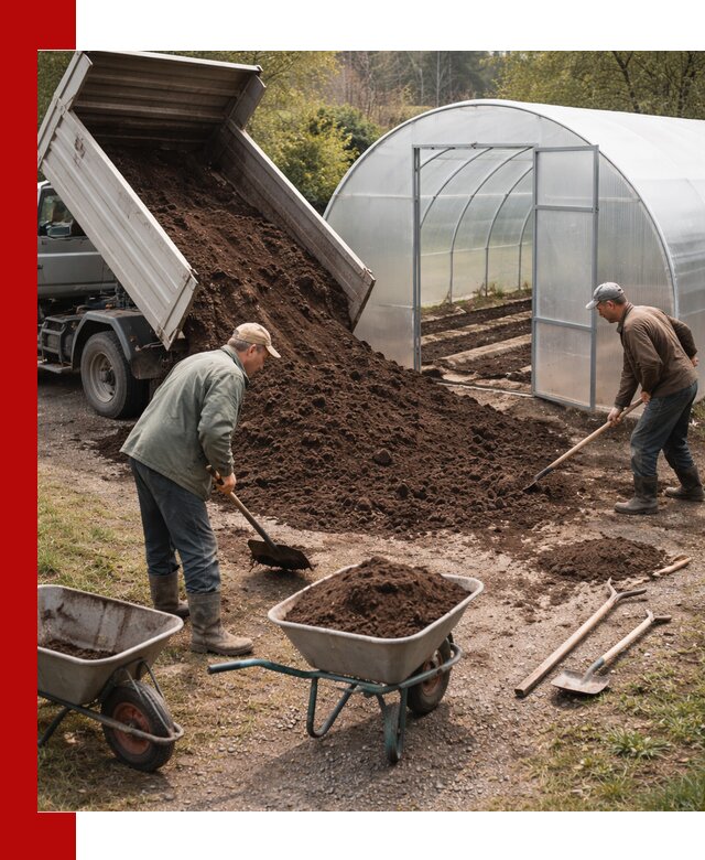 Грунт для теплицы с доставкой в Сызрани — плодородный субстрат под растения