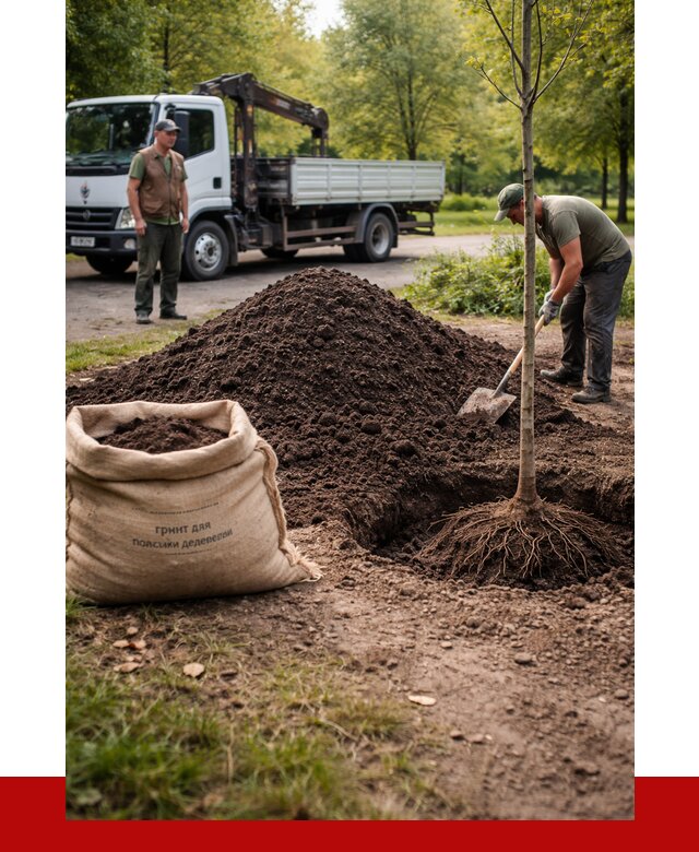 Грунт для посадки деревьев в Сызрани от 1216 р. | ПРОНЕРУДСзр