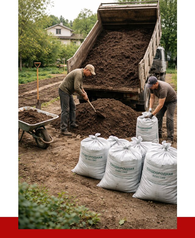 Плодородная смесь в Сызрани от 4255 р./куб с доставкой | ПРОНЕРУДСзр