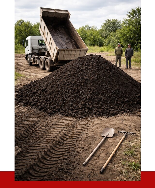 Купить чернозем навалом в Сызрани от 1216 р. за куб | ПРОНЕРУДСзр