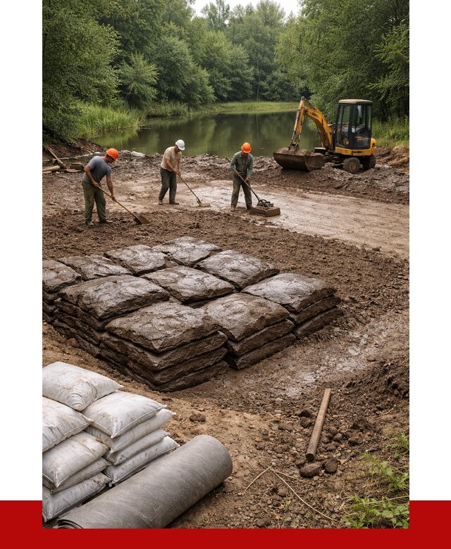 Купить глину для пруда в Сызрани от 4559 р. с доставкой | ПРОНЕРУДСзр