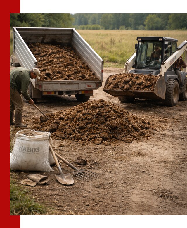 Доставка конского навоза в Сызрани с разгрузкой и доставкой на объект