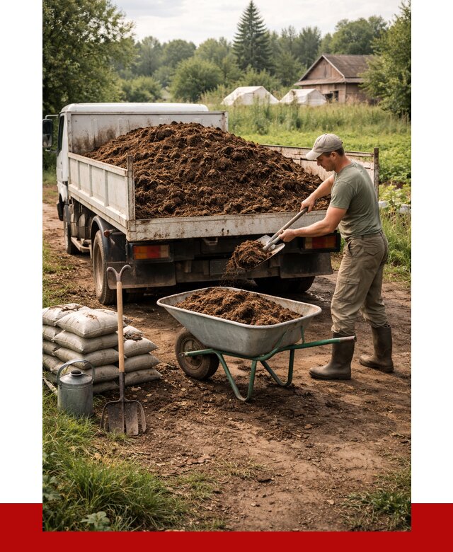 Купить коровий навоз с доставкой в Сызрани от 1823 р. | ПРОНЕРУДСзр