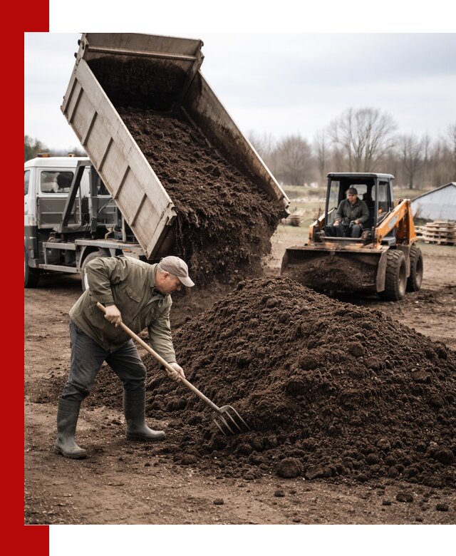 Доставка и продажа перегноя в Сызрани быстро и дешево