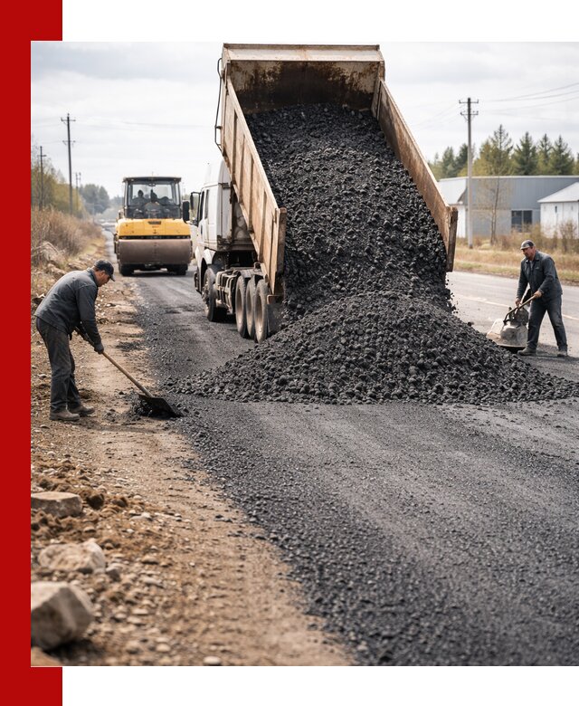 Асфальтовая крошка для дорог в Сызрани — поставка и доставка