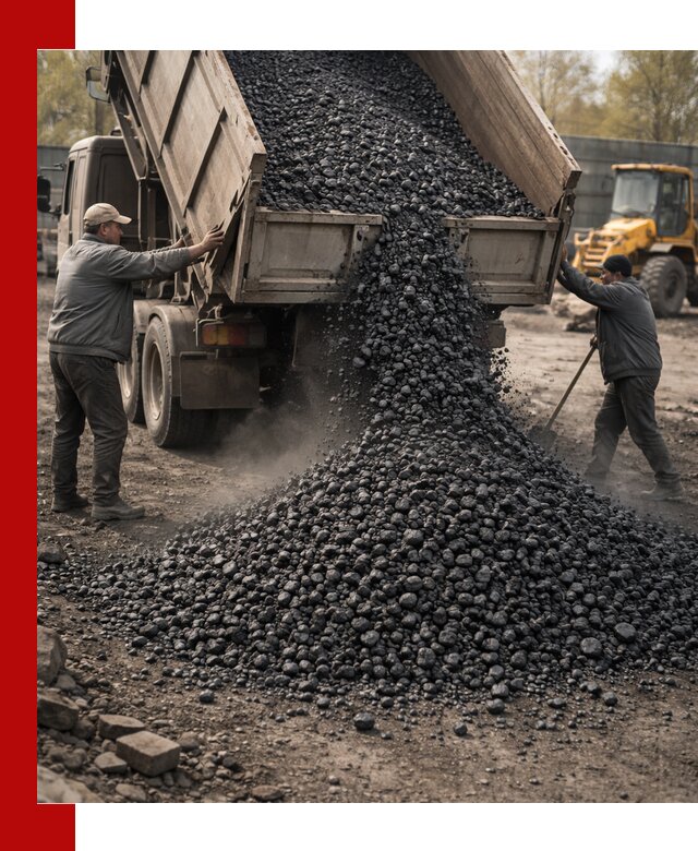 Доставка угля семечка самосвалами в Сызрани